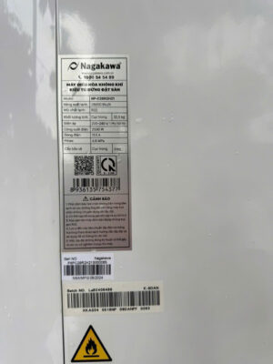 Máy lạnh cũ Tủ đứng Nagakawa 3HP - Gas R-32a