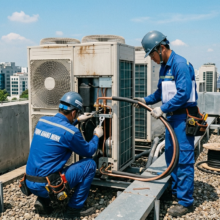 Thi Công Máy Lạnh Cho Tòa Nhà Văn Phòng: Giải Pháp Tối Ưu Cho Không Gian Làm Việc Hiện Đại
