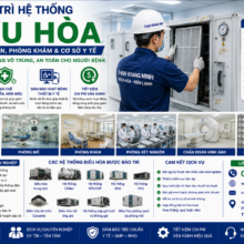 Bảo Trì Hệ Thống Điều Hòa Cho Bệnh Viện, Phòng Khám Và Cơ Sở Y Tế – Đảm Bảo Môi Trường Vô Trùng, An Toàn Cho Người Bệnh