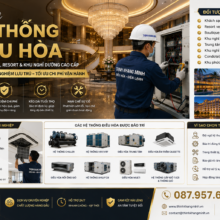 Bảo Trì Hệ Thống Điều Hòa Cho Khách Sạn, Resort Và Khu Nghỉ Dưỡng Cao Cấp – Nâng Cao Trải Nghiệm Lưu Trú, Tối Ưu Chi Phí Vận Hành
