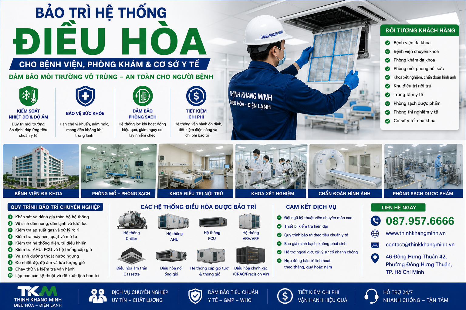 Bảo Trì Hệ Thống Điều Hòa Cho Nhà Máy Điện Tử