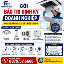 Bảo Trì Máy Lạnh Định Kỳ Cho Doanh Nghiệp – Giải Pháp Tiết Kiệm Chi Phí Vận Hành