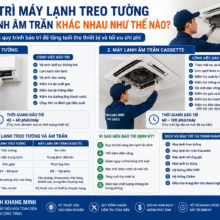 Bảo Trì Máy Lạnh Treo Tường Và Máy Lạnh Âm Trần Khác Nhau Như Thế Nào?