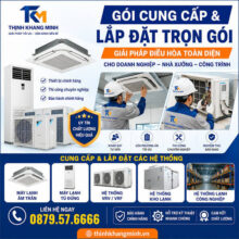 Dự Án Máy Lạnh Doanh Nghiệp – Chất Lượng Thi Công Tạo Nên Uy Tín Thịnh Khang Minh