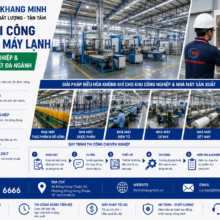 Dự Án Thi Công Hệ Thống Máy Lạnh Cho Khu Công Nghiệp – Giải Pháp Làm Mát Hiệu Quả Cho Nhà Máy Sản Xuất