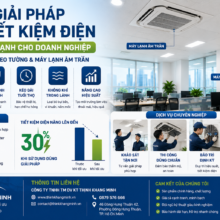 Giải Pháp Tiết Kiệm Điện Cho Doanh Nghiệp Với Máy Lạnh Treo Tường Và Máy Lạnh Âm Trần