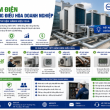 Giải Pháp Tiết Kiệm Điện Cho Hệ Thống Điều Hòa Doanh Nghiệp – 10 Cách Giảm Chi Phí Vận Hành Hiệu Quả