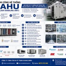 Thi Công Hệ Thống AHU (Air Handling Unit) Cho Nhà Máy, Phòng Sạch, Bệnh Viện Và Tòa Nhà
