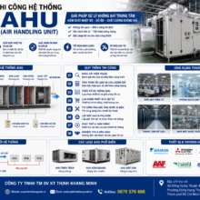 Thi Công Hệ Thống AHU (Air Handling Unit) Cho Nhà Máy, Phòng Sạch Và Tòa Nhà