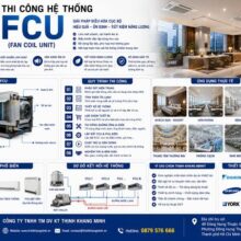 Thi Công Hệ Thống AHU Và FCU Cho Nhà Máy, Tòa Nhà Văn Phòng Và Phòng Sạch