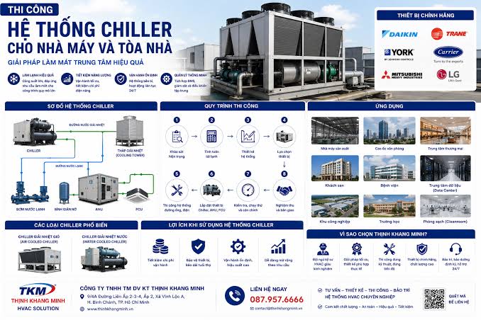 Thi Công Hệ Thống Chiller Cho Nhà Máy