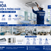 Thi Công Hệ Thống Điều Hòa Cho Bệnh Viện & Phòng Khám – Giải Pháp HVAC Ổn Định, An Toàn Và Hiệu Quả