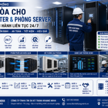Thi Công Hệ Thống Điều Hòa Cho Data Center & Phòng Server – Đảm Bảo Vận Hành Liên Tục 24/7
