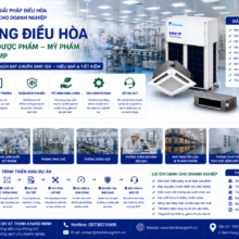 Thi Công Hệ Thống Điều Hòa Cho Nhà Máy Dược Phẩm – Mỹ Phẩm – Phòng Sạch GMP