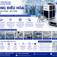Thi Công Hệ Thống Điều Hòa Cho Nhà Máy Dược Phẩm – Mỹ Phẩm – Phòng Sạch GMP