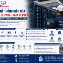 Giải Pháp Điều Hòa Cho Trung Tâm Dữ Liệu (Data Center) – Duy Trì Nhiệt Độ Ổn Định, Bảo Vệ Hệ Thống Máy Chủ