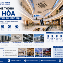 Thi Công Hệ Thống Điều Hòa Cho Trung Tâm Thương Mại – Đảm Bảo Hiệu Suất, Nâng Tầm Trải Nghiệm Khách Hàng