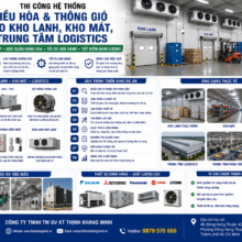 Thi Công Hệ Thống Điều Hòa Và Thông Gió Cho Kho Lạnh, Kho Mát, Trung Tâm Logistics