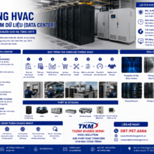 Thi Công Hệ Thống HVAC Cho Trung Tâm Dữ Liệu (Data Center) – Giải Pháp Làm Mát Đạt Chuẩn Cho Hạ Tầng CNTT