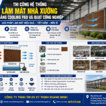 Thi Công Hệ Thống Quạt HVLS Cho Nhà Xưởng – Giải Pháp Làm Mát Không Gian Diện Tích Lớn