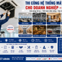 Thi Công Máy Lạnh Cho Trường Học – Trung Tâm Giáo Dục Chuyên Nghiệp Tại TP.HCM | Thịnh Khang Minh