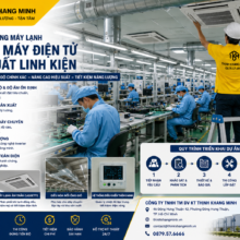 Thi Công Hệ Thống Máy Lạnh Cho Nhà Máy Điện Tử & Sản Xuất Linh Kiện – Giải Pháp Kiểm Soát Nhiệt Độ Chính Xác