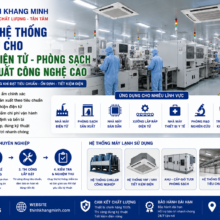 Thi Công Hệ Thống Máy Lạnh Cho Nhà Máy Điện Tử – Phòng Sạch – Khu Sản Xuất Công Nghệ Cao