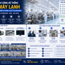 Thi Công Hệ Thống Máy Lạnh Cho Nhà Máy Dược Phẩm Và Phòng Sạch (Cleanroom)