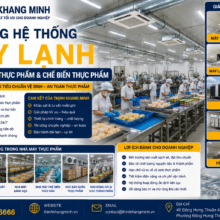 Thi Công Hệ Thống Máy Lạnh Cho Nhà Máy Thực Phẩm Và Chế Biến Thực Phẩm – Giải Pháp HVAC Đáp Ứng Tiêu Chuẩn Vệ Sinh