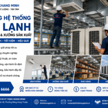 Thi Công Hệ Thống Máy Lạnh Cho Nhà Máy Và Xưởng Sản Xuất – Giải Pháp Ổn Định Cho Doanh Nghiệp
