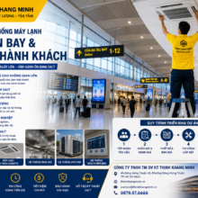 Thi Công Hệ Thống Máy Lạnh Cho Sân Bay & Nhà Ga Hành Khách – Giải Pháp Điều Hòa Công Suất Lớn, Vận Hành Liên Tục