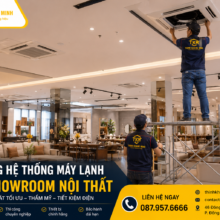 Thi Công Hệ Thống Máy Lạnh Cho Showroom Nội Thất – Không Gian Sang Trọng, Mát Mẻ Và Tiết Kiệm Điện