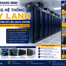 Thi Công Hệ Thống Máy Lạnh Cho Trung Tâm Dữ Liệu (Data Center) – Giải Pháp HVAC Đảm Bảo Hoạt Động 24/7
