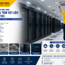 Thi Công Hệ Thống Máy Lạnh Cho Trung Tâm Dữ Liệu (Data Center) – Giải Pháp Làm Mát Chính Xác, Vận Hành 24/7