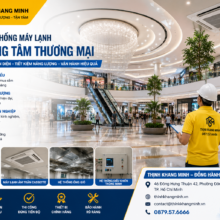 Thi Công Hệ Thống Máy Lạnh Cho Trung Tâm Thương Mại – Giải Pháp Làm Mát Toàn Diện Cho Không Gian Mua Sắm
