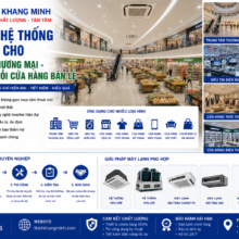 Thi Công Hệ Thống Máy Lạnh Cho Trung Tâm Thương Mại – Siêu Thị – Chuỗi Cửa Hàng Bán Lẻ