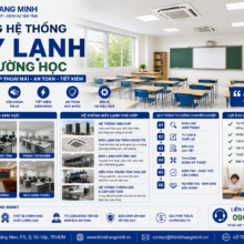 Thi Công Hệ Thống Máy Lạnh Cho Trường Học – Môi Trường Học Tập Thoải Mái, An Toàn Và Hiệu Quả