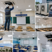 Thi Công Hệ Thống Máy Lạnh Cho Trường Học, Trung Tâm Đào Tạo – Không Gian Học Tập Hiệu Quả Và Tiện Nghi