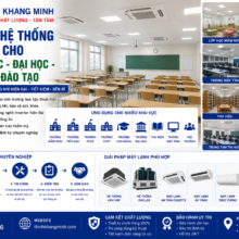 Thi Công Hệ Thống Máy Lạnh Cho Trường Học – Đại Học – Trung Tâm Đào Tạo Chuyên Nghiệp