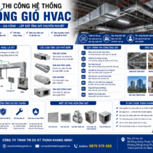 Thi Công Hệ Thống HVAC Cho Doanh Nghiệp – Giải Pháp Kiểm Soát Không Khí Toàn Diện Cho Công Trình