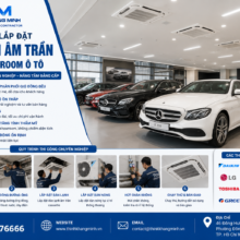 Thi Công Lắp Đặt Máy Lạnh Âm Trần Cho Showroom Ô Tô – Giải Pháp Làm Mát Đẳng Cấp