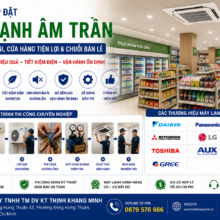 Thi Công Lắp Đặt Máy Lạnh Âm Trần Cho Siêu Thị Mini, Cửa Hàng Tiện Lợi Và Chuỗi Bán Lẻ