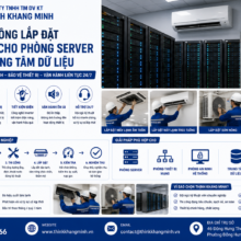 Thi Công Lắp Đặt Máy Lạnh Cho Phòng Server – Giải Pháp Làm Mát Ổn Định Cho Trung Tâm Dữ Liệu Doanh Nghiệp
