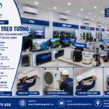 Thi Công Lắp Đặt Máy Lạnh Treo Tường Cho Siêu Thị Điện Máy, Cửa Hàng Điện Tử Và Showroom Gia Dụng