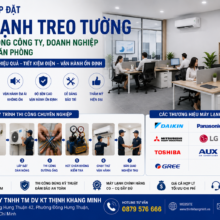 Thi Công Lắp Đặt Máy Lạnh Treo Tường Cho Văn Phòng Công Ty, Doanh Nghiệp Và Tòa Nhà Văn Phòng
