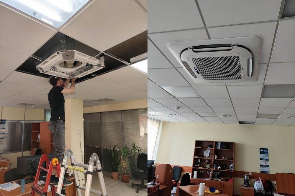 Thi Công Máy Lạnh Âm Trần Cho Văn Phòng Cao Cấp