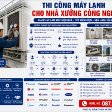Thi Công Máy Lạnh Cho Nhà Xưởng Công Nghiệp Chuyên Nghiệp Tại TP.HCM | Thịnh Khang Minh