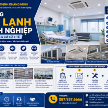 Thi Công Máy Lạnh Doanh Nghiệp Cho Bệnh Viện Và Cơ Sở Y Tế – Đảm Bảo Môi Trường Điều Trị An Toàn