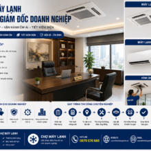 Thi Công Máy Lạnh Cho Phòng Giám Đốc Doanh Nghiệp – Không Gian Đẳng Cấp, Vận Hành Êm Ái