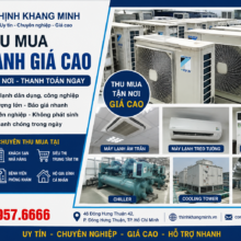 Thu Mua Máy Lạnh Bệnh Viện Giá Cao Tại TP.HCM – Thu Mua Hệ Thống Điều Hòa Y Tế Chuyên Nghiệp